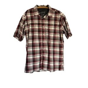 Kuhl Shirt Mens XL/XXL Plaid Short Sleeve Performance‎ Trails Gorpcore